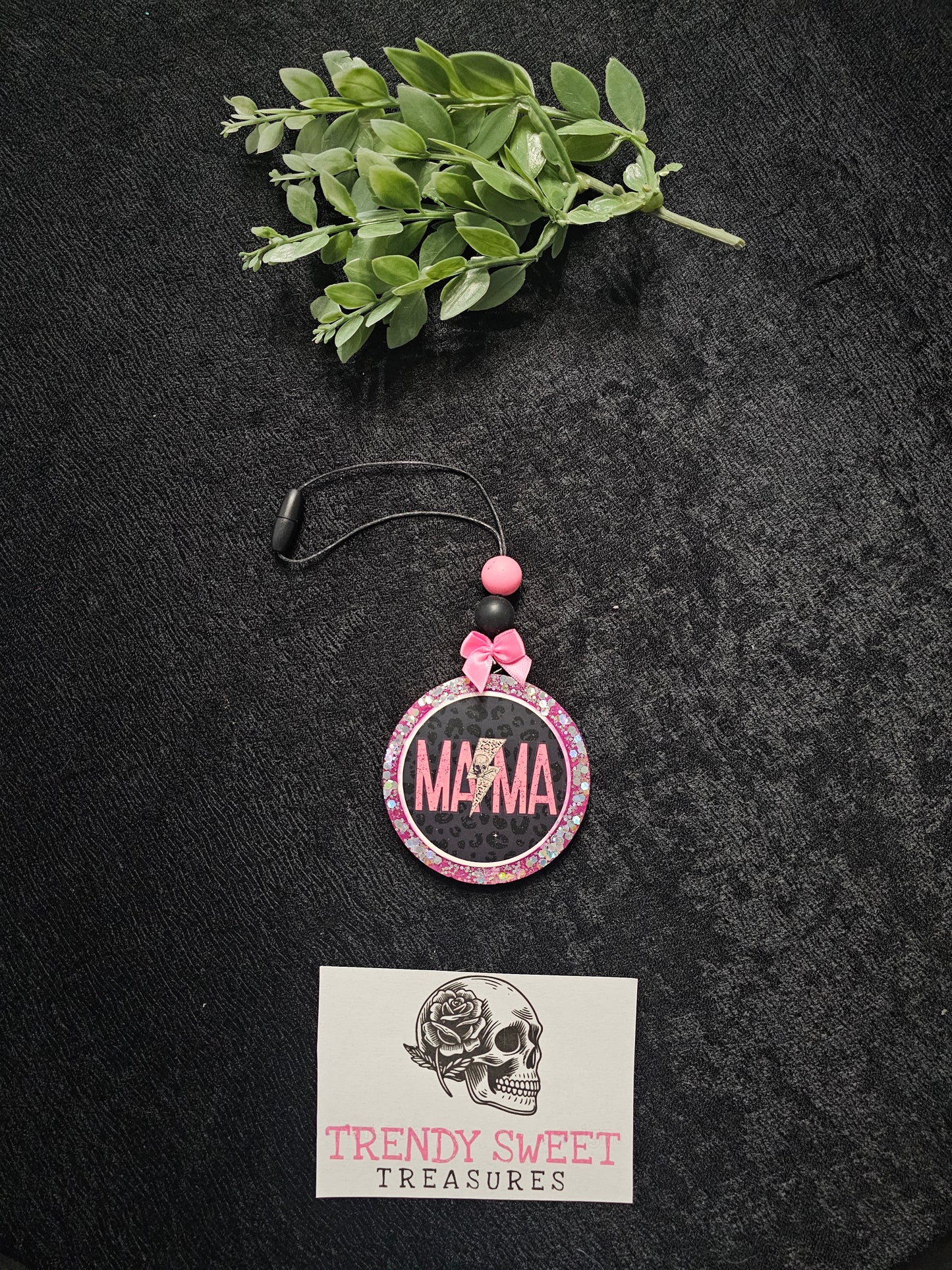 Leopard Mama Car Freshie