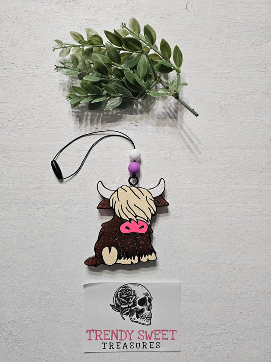 Highland Cow Car Freshie