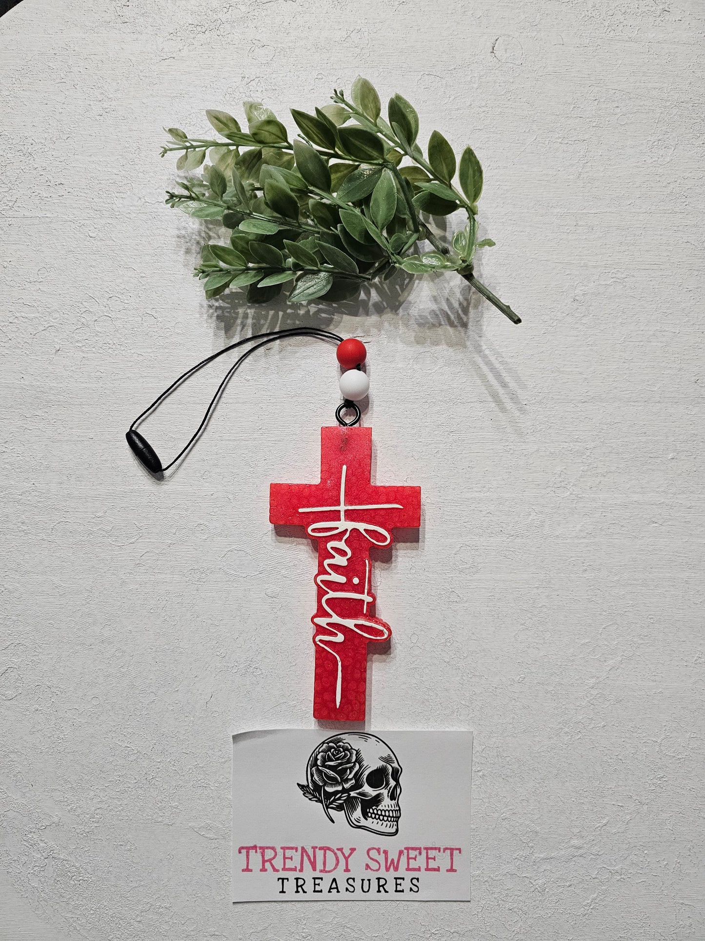 Faith Cross Car Freshie
