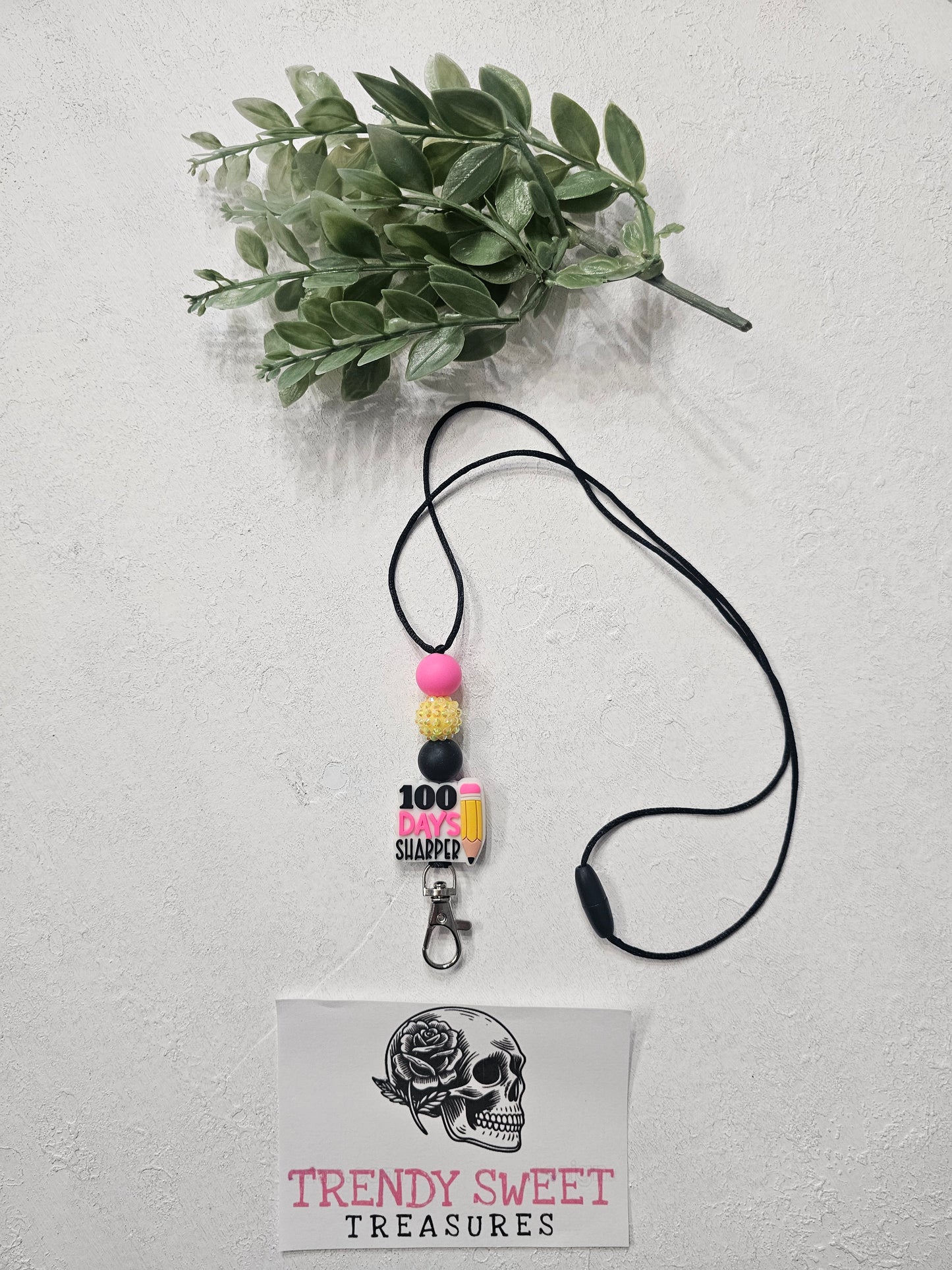 100 Days Sharper Lanyard